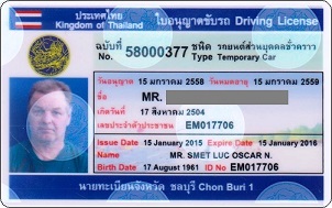 Thais rijbewijs